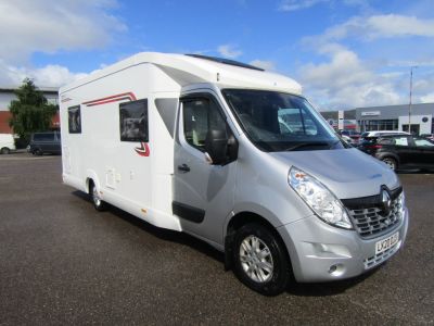 Renault Master 2.3 Lunar Cassini TI MAX Edition Motorhome Diesel White/silver at Seafield Motors Inverness