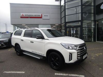 KGM Musso 2.2 Double Cab Pick Up LWB Saracen Plus Auto Pick Up Diesel White at Seafield Motors Inverness